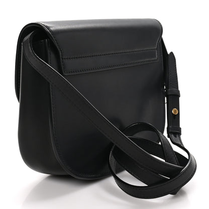 Saint Laurent Smooth Calfskin Monogram Medium Kaia Satchel Black 3 of 10