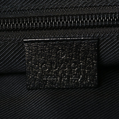 Gucci Monogram Flat Messenger Bag Black 6 of 11