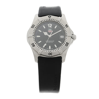 Tag Heuer Stainless Steel Rubber 39mm Professional Quartz Watch Black WK1110-0 1 of 4