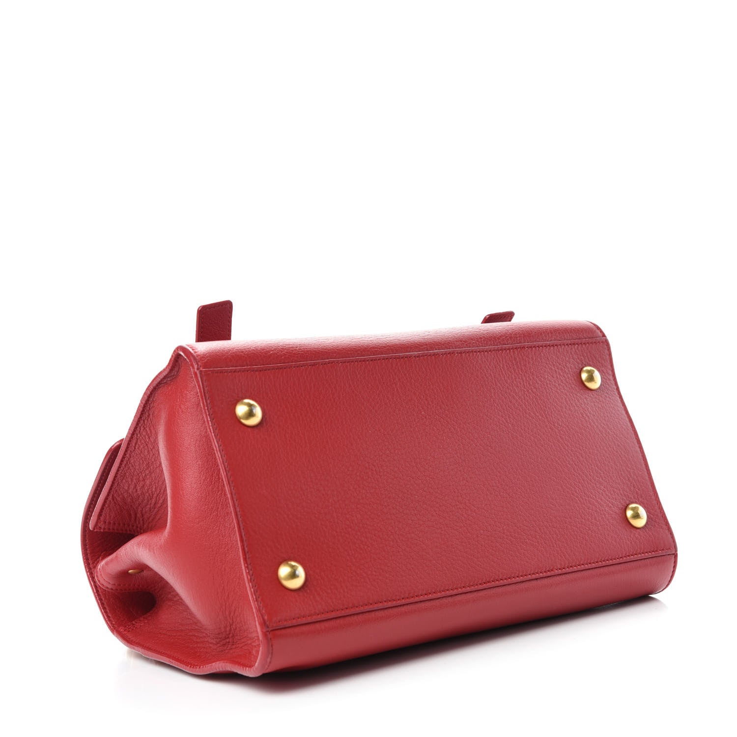 Saint Laurent Calfskin Canvas Small Muse Two Red 4 of 11