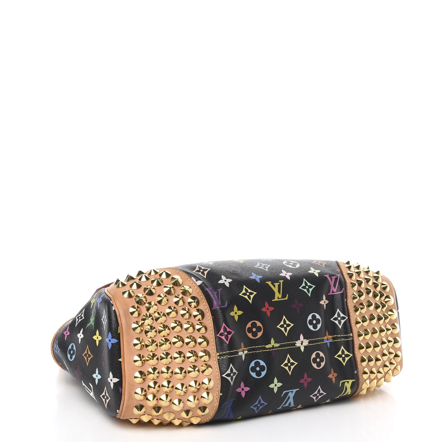 Louis Vuitton Monogram Multicolor Chrissie Black 4 of 9