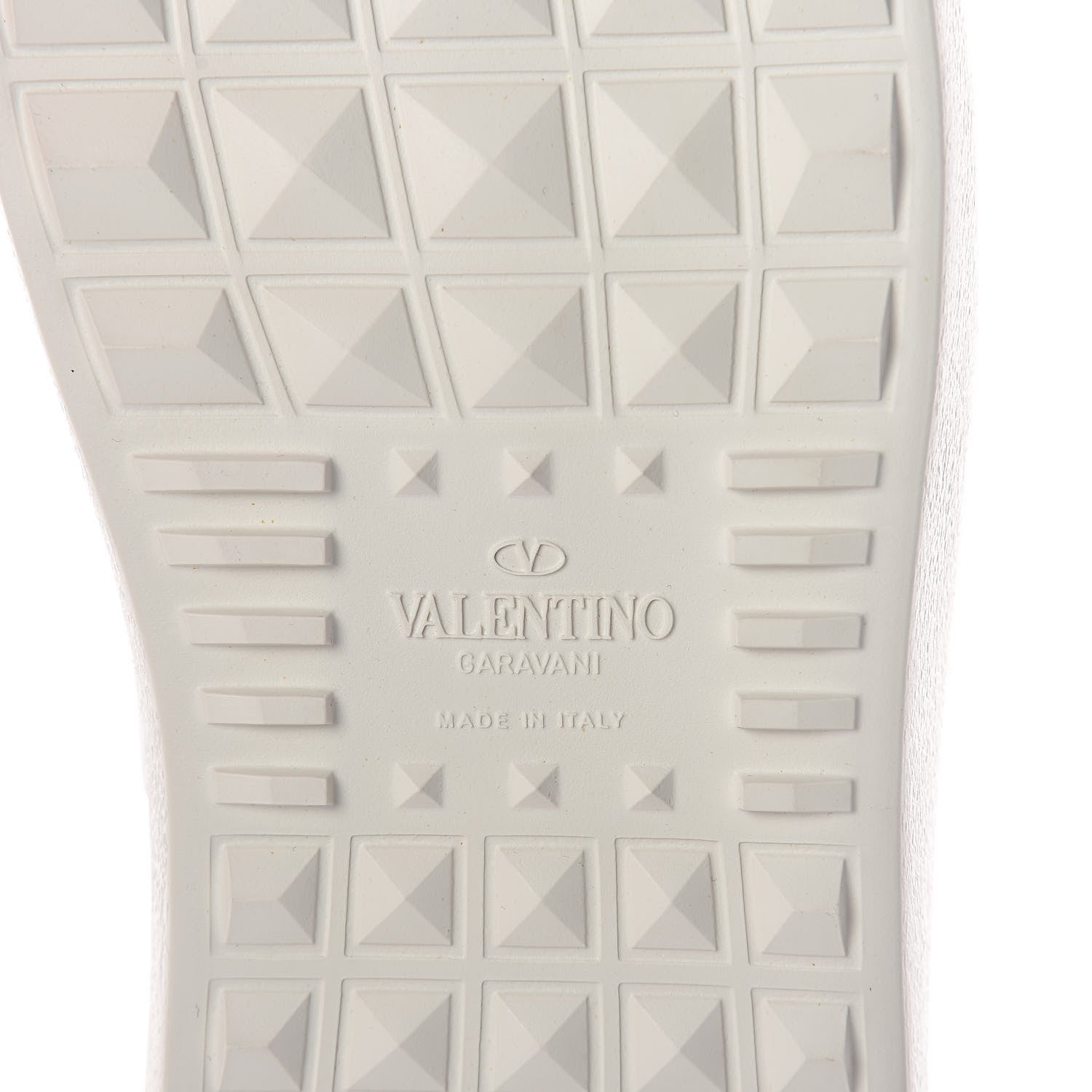Valentino Garavani Calfskin VLTN Rockstud Open Sneakers 39.5 White 6 of 6