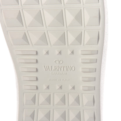 Valentino Garavani Calfskin VLTN Rockstud Open Sneakers 39.5 White 6 of 6