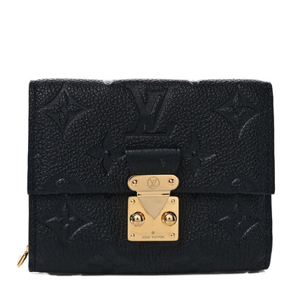 Louis Vuitton Empreinte Metis Compact Wallet Black 1 of 4