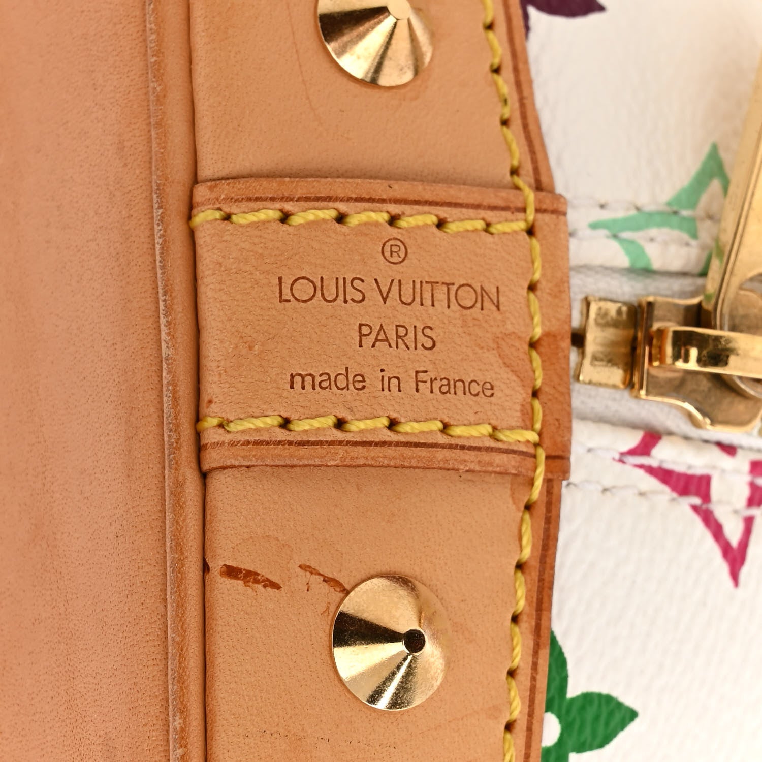 Louis Vuitton Monogram Multicolor Alma White 6 of 17