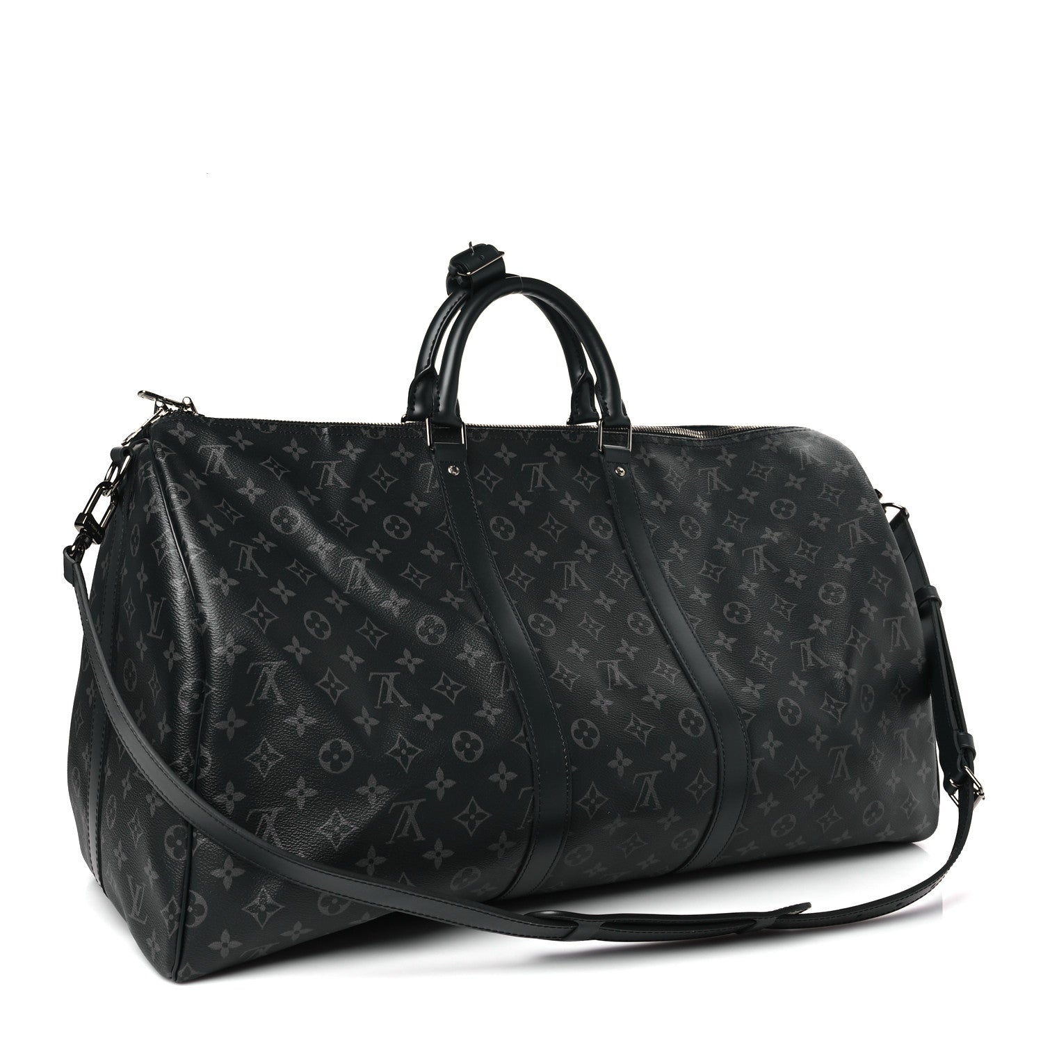 Louis Vuitton Monogram Eclipse Keepall Bandouliere 55 2 of 7
