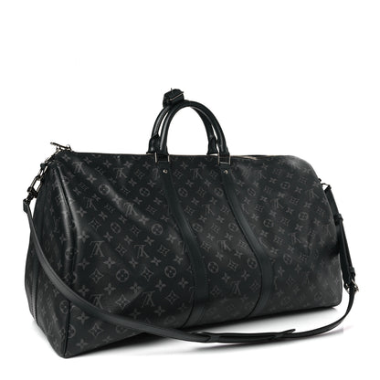 Louis Vuitton Monogram Eclipse Keepall Bandouliere 55 2 of 7