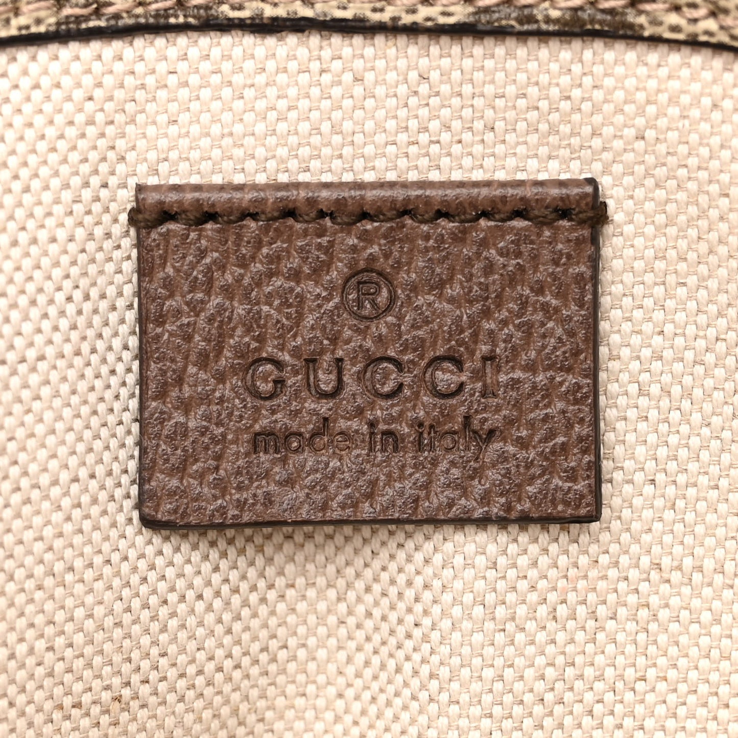 GG Supreme Monogram Neo Vintage Web Belt Bag Brown