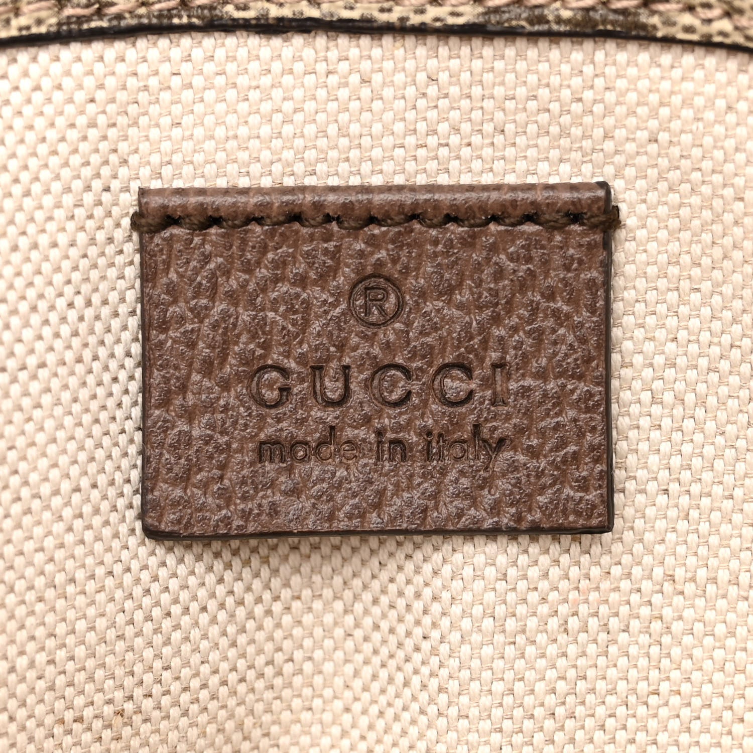 Gucci GG Supreme Monogram Neo Vintage Web Belt Bag Brown 6 of 11