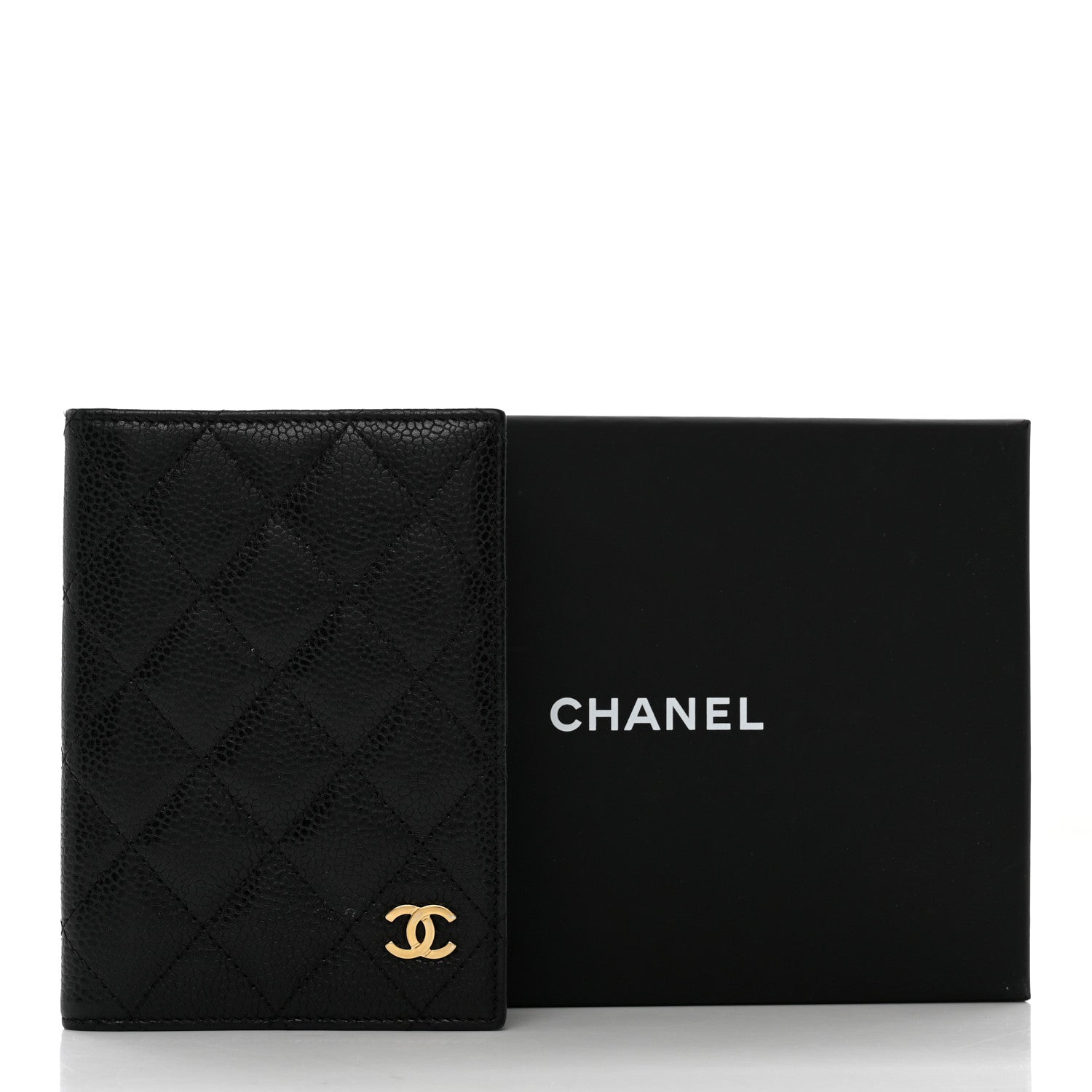 Chanel Caviar Quilted Passport Holder Black 10 of 10