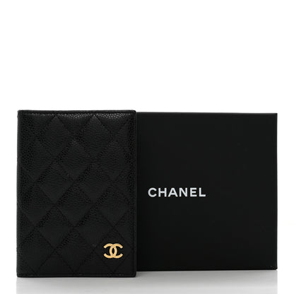 Chanel Caviar Quilted Passport Holder Black 10 of 10