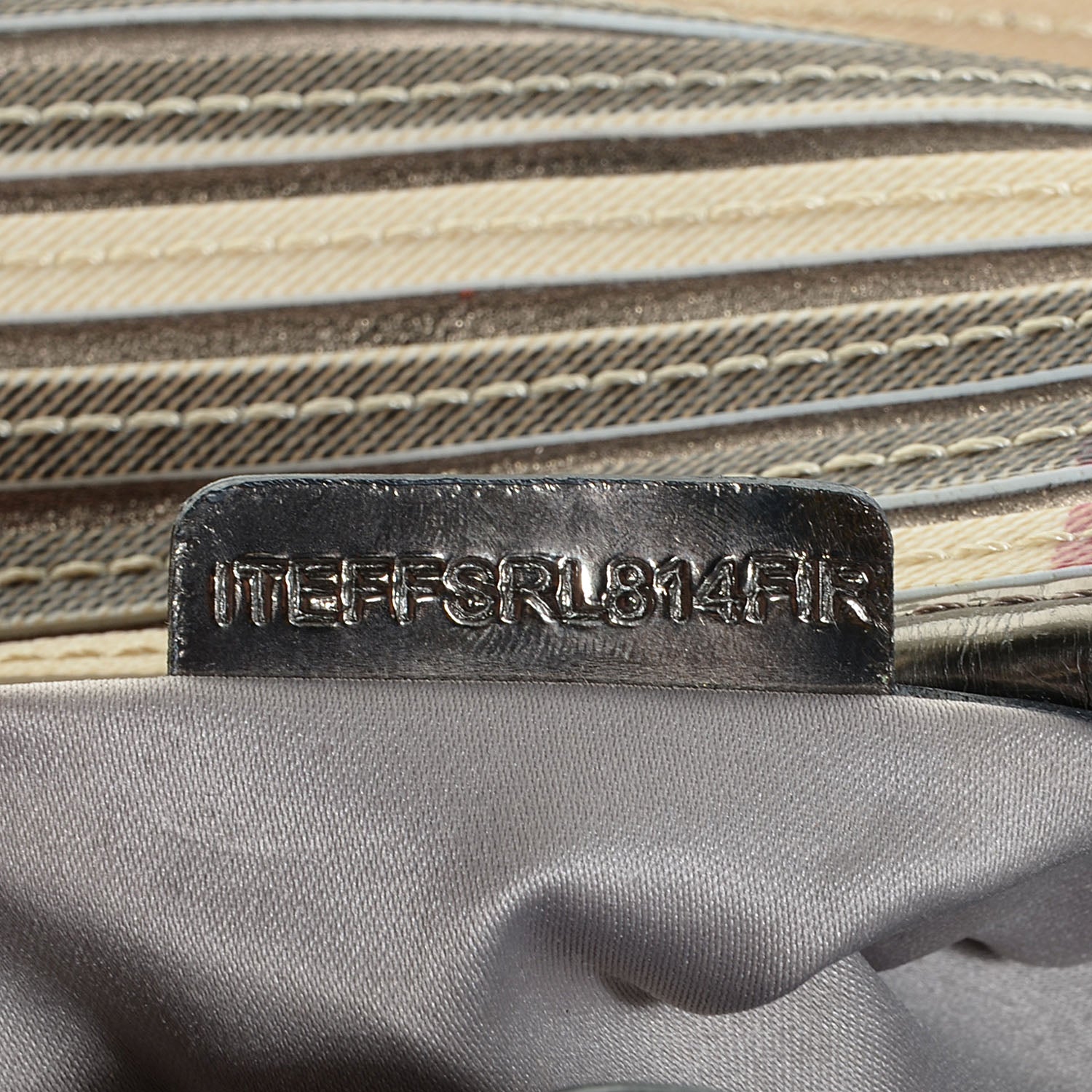 Burberry House Check Sliced Brook Hobo Metallic 8 of 8