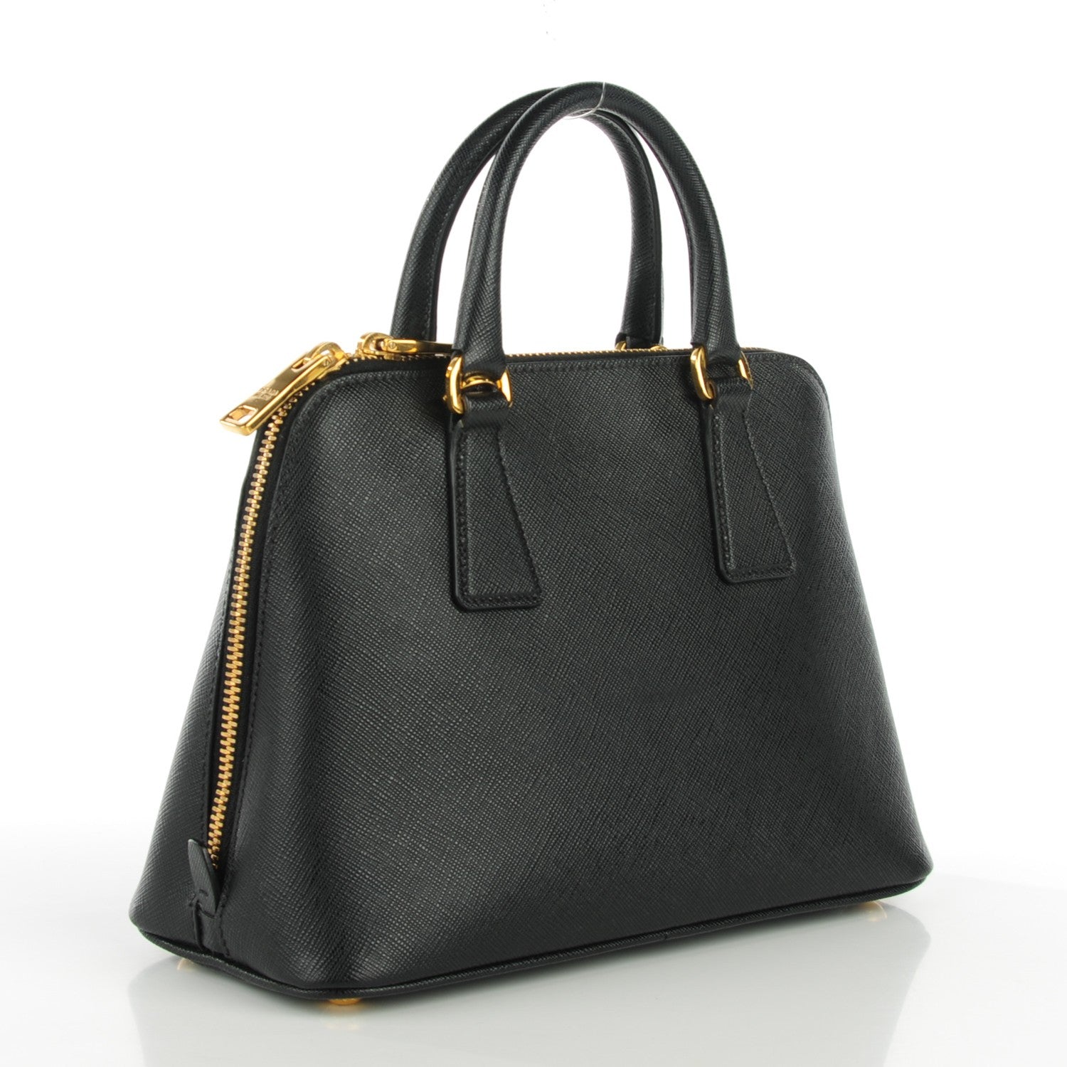 Prada Saffiano Vernice Mini Promenade Tote Black 5 of 10