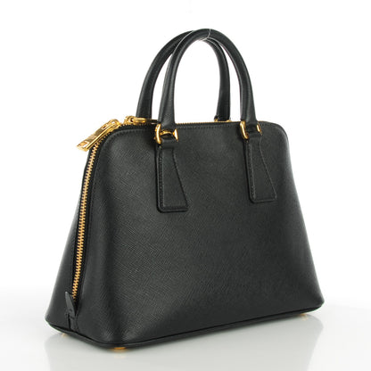 Prada Saffiano Vernice Mini Promenade Tote Black 5 of 10