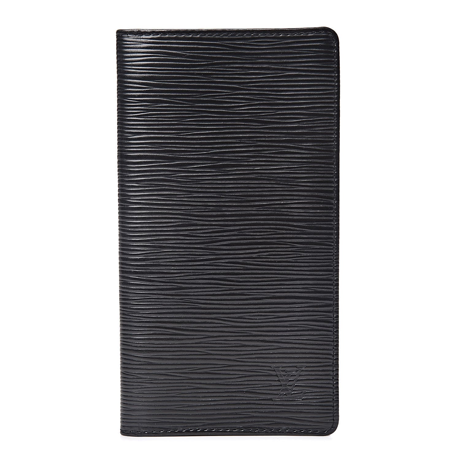 Louis Vuitton Epi Checkbook Organizer Wallet Black 1 of 9