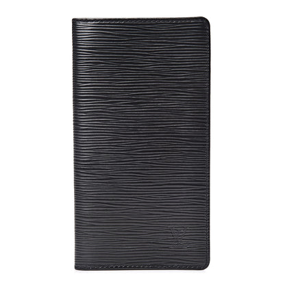 Louis Vuitton Epi Checkbook Organizer Wallet Black 1 of 9