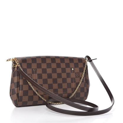 Louis Vuitton Damier Ebene Favorite MM 3 of 11