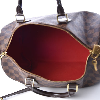 Louis Vuitton Damier Ebene Speedy Bandouliere 35 6 of 12