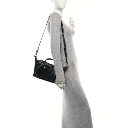 Chloe Shiny Calfskin Small Paraty 24 Black 2 of 9