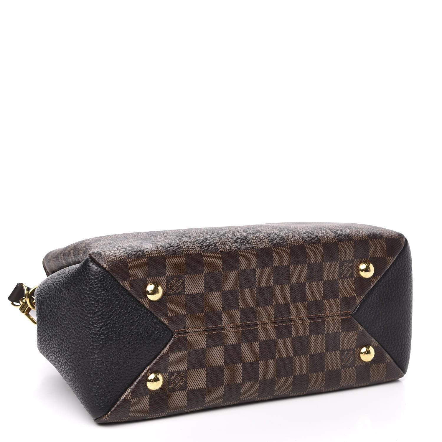 Louis Vuitton Damier Ebene Cuir Taurillon Brittany Black 3 of 8