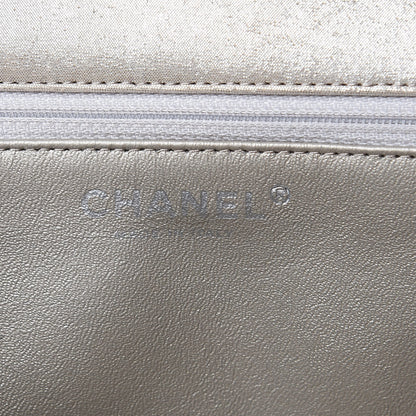 Chanel Iridescent Calfskin Quilted Large Roll 2.55 Reissue Clutch Light Gold 6 of 11