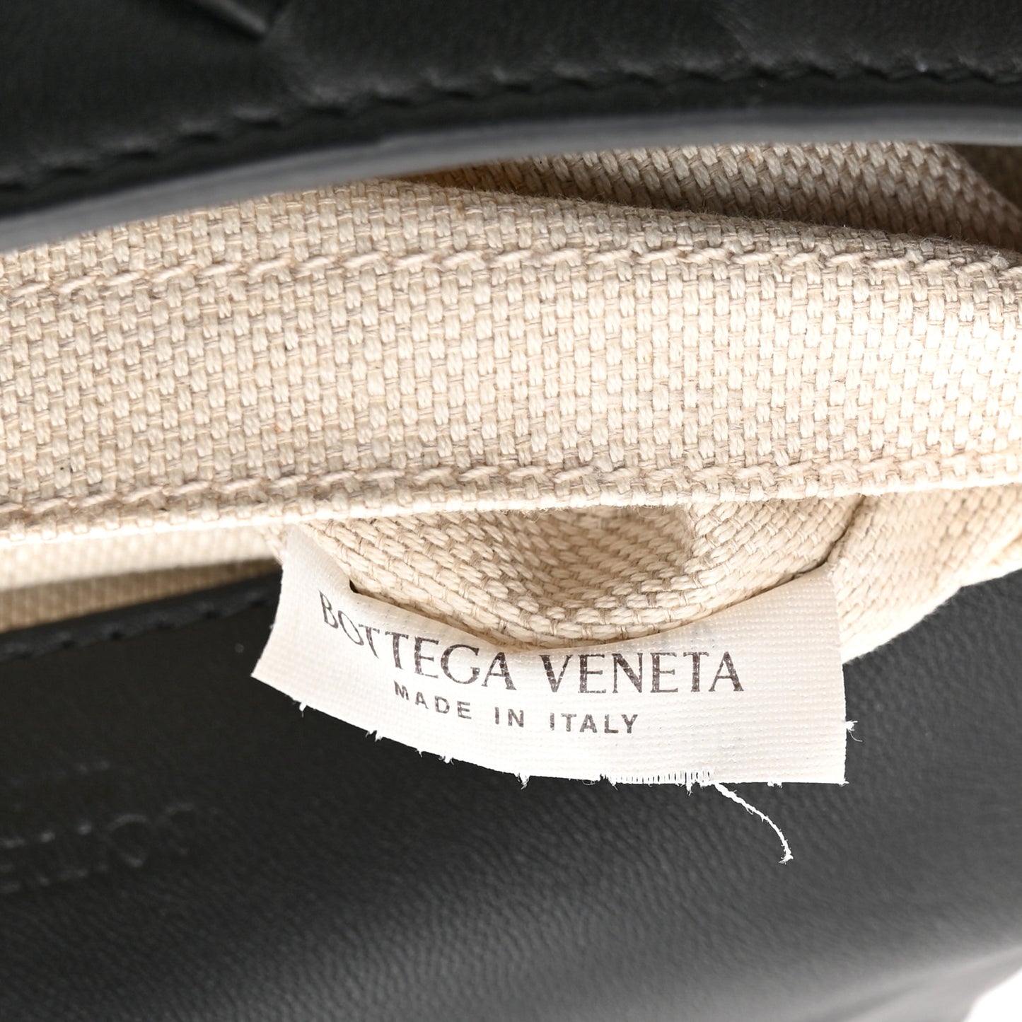 Nappa Intrecciato Small Cobble Messenger Bag Black