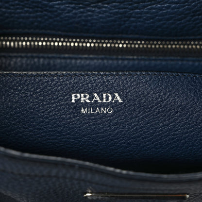 Prada Vitello Daino Satchel Baltico 6 of 10