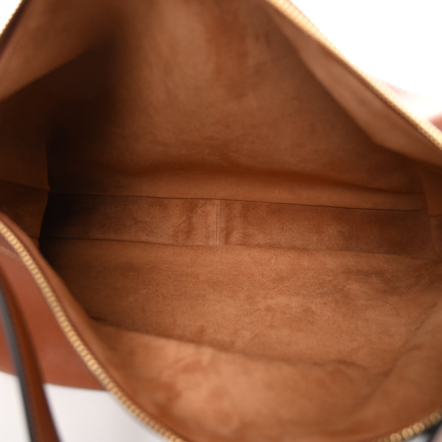 Supple Calfskin Large Romy Shoulder Bag Tan