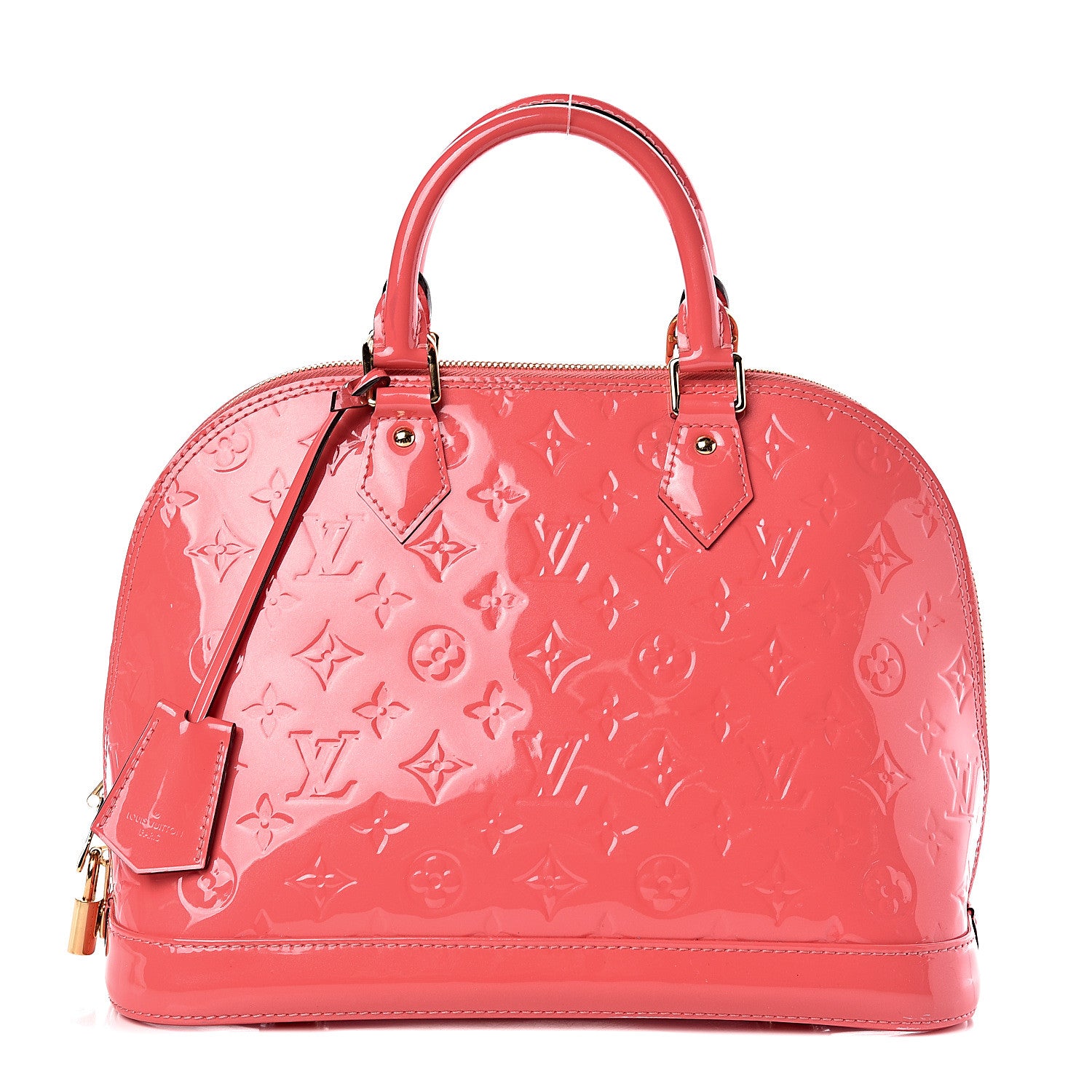 Louis Vuitton Vernis Alma PM Rose Litchi 1 of 15