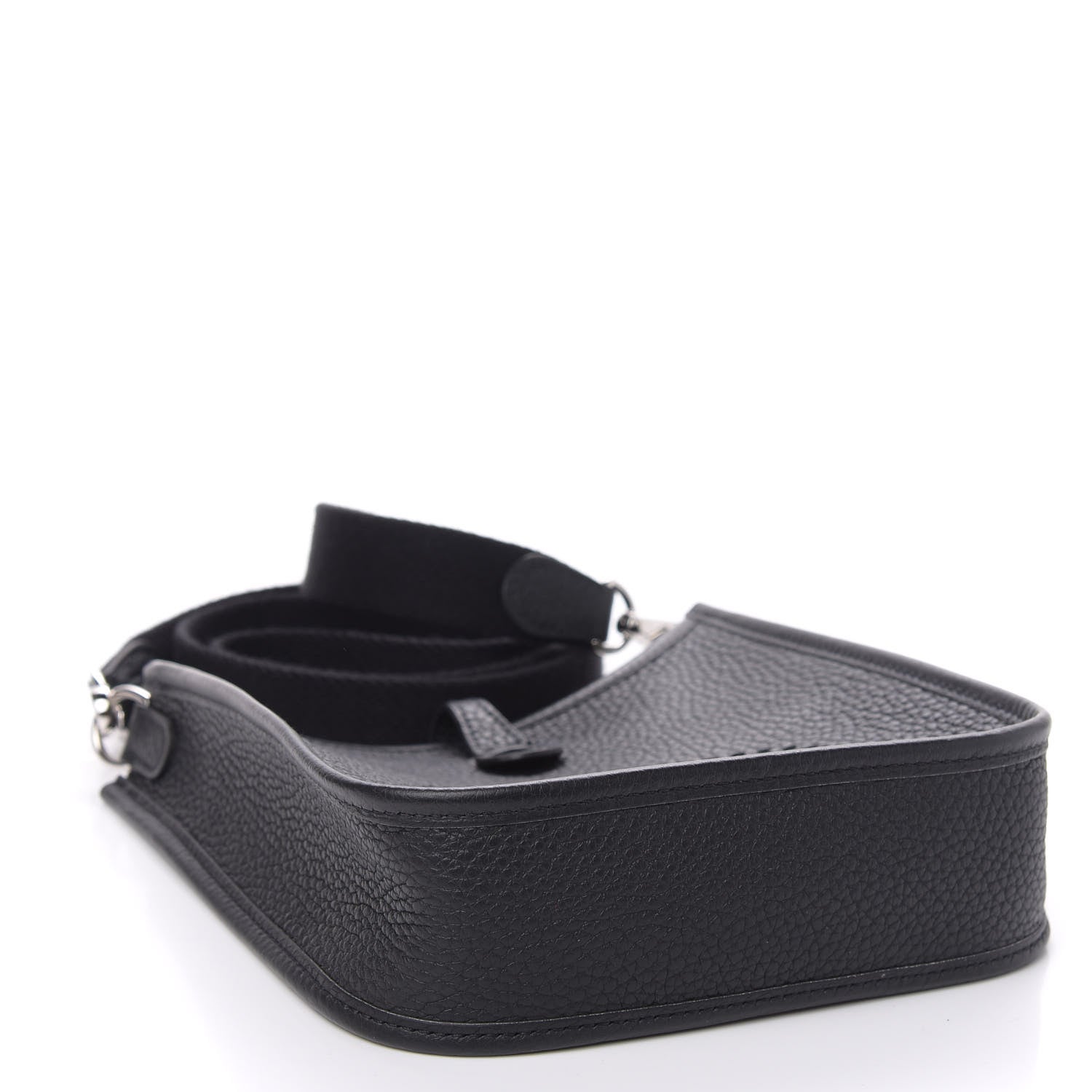 Hermes Taurillon Clemence Evelyne TPM Black 4 of 11