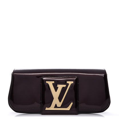 Louis Vuitton Patent Sobe Clutch Amarante 1 of 6
