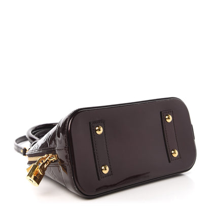Louis Vuitton Vernis Alma BB Amarante 4 of 11