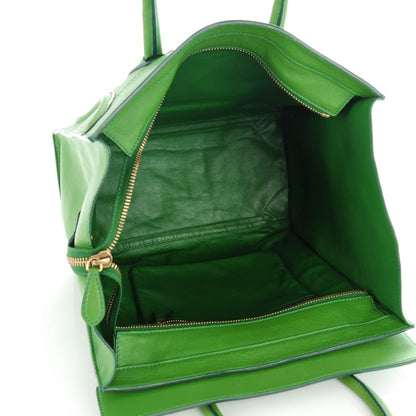 Celine Smooth Calfskin Mini Luggage Green 6 of 8