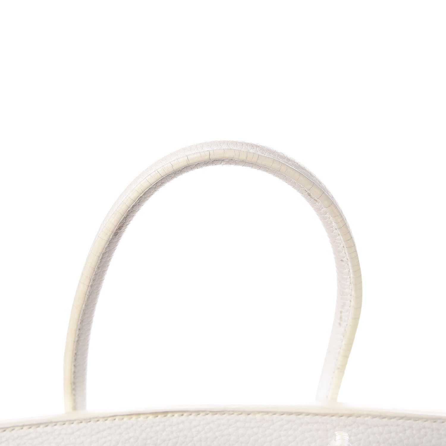 Hermes Taurillon Clemence Birkin 35 White 12 of 17