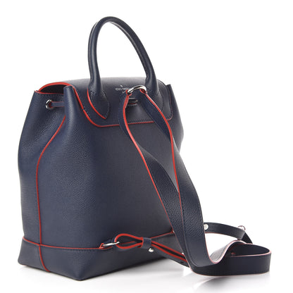 Louis Vuitton Soft Calfskin Lockme Backpack Marine Rouge 3 of 13