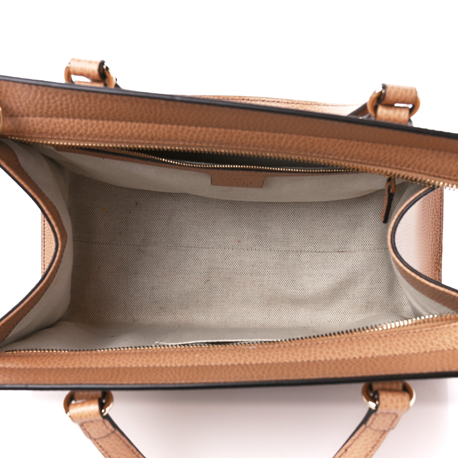 Gucci Dollar Calfskin Medium Soho Top Handle Satchel Camelia 4 of 13