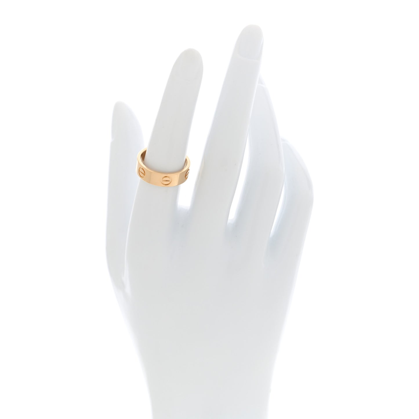 18K Yellow Gold 5.5mm LOVE Ring 53 6.5