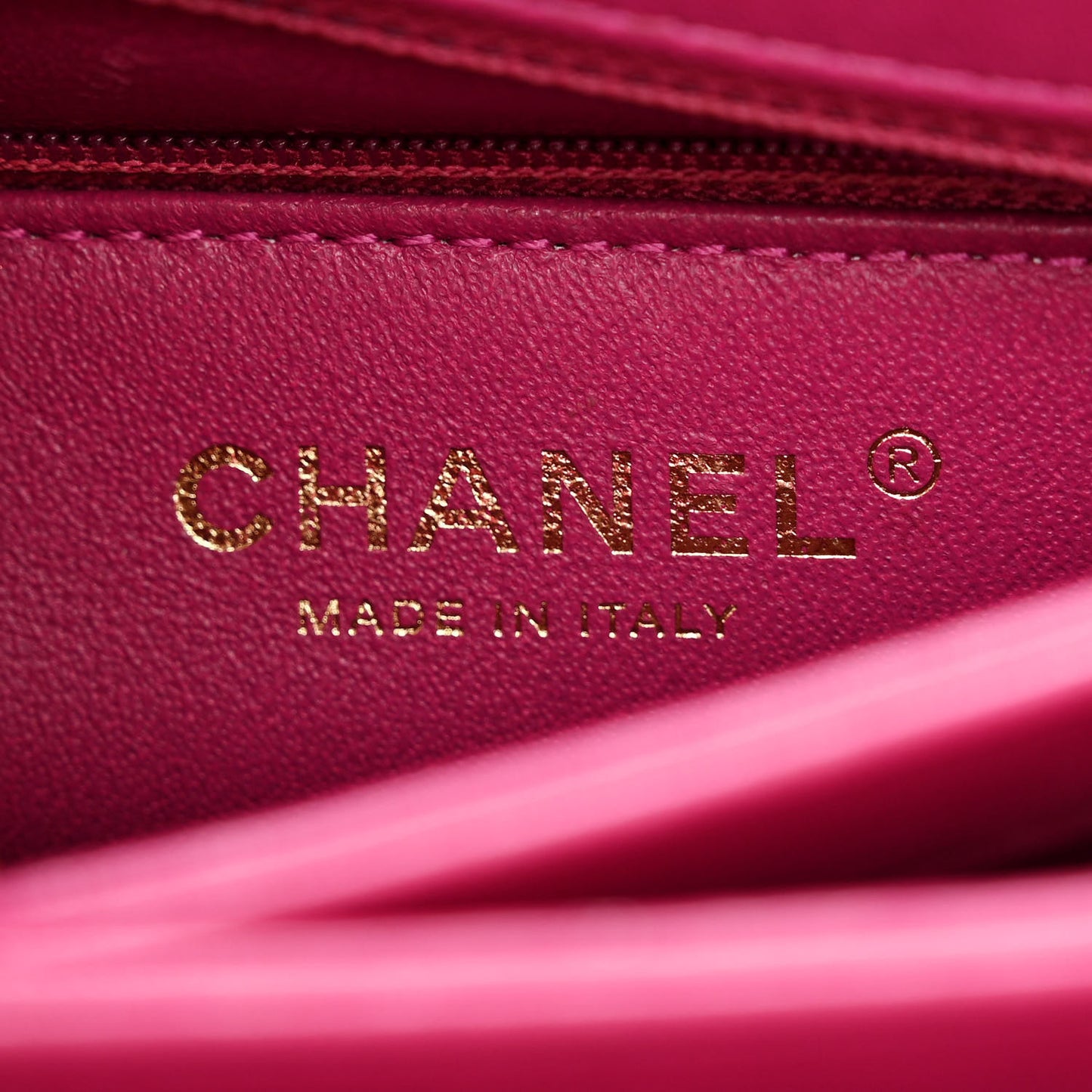 Lambskin Quilted Small Trendy CC Flap Dual Handle Bag Dark Pink