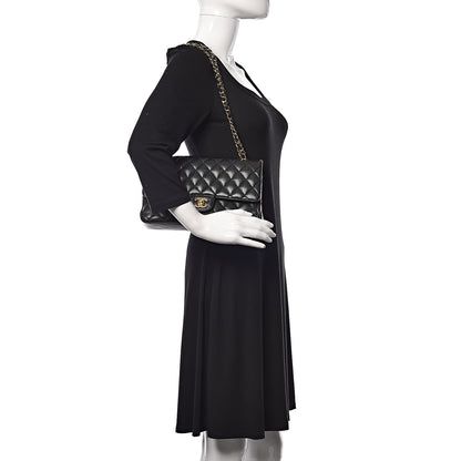 Chanel Caviar Quilted Medium Double Flap Black 2 of 13