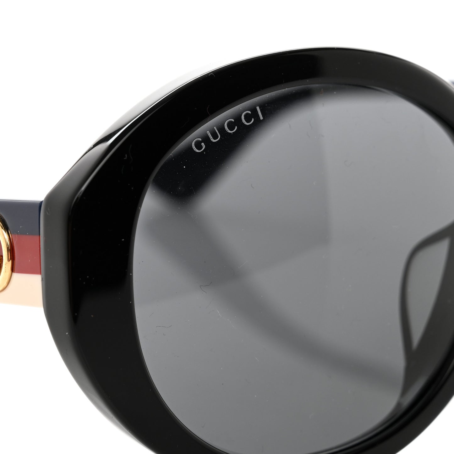 Round Web Sunglasses GG0279SA Black