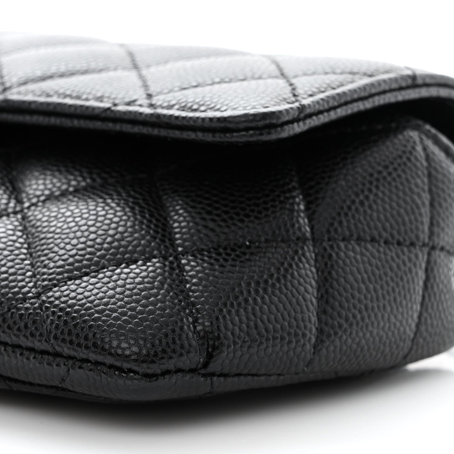 Chanel Caviar Quilted Glasses Case With Chain Black 11 of 12