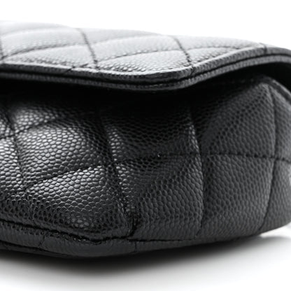 Chanel Caviar Quilted Glasses Case With Chain Black 11 of 12