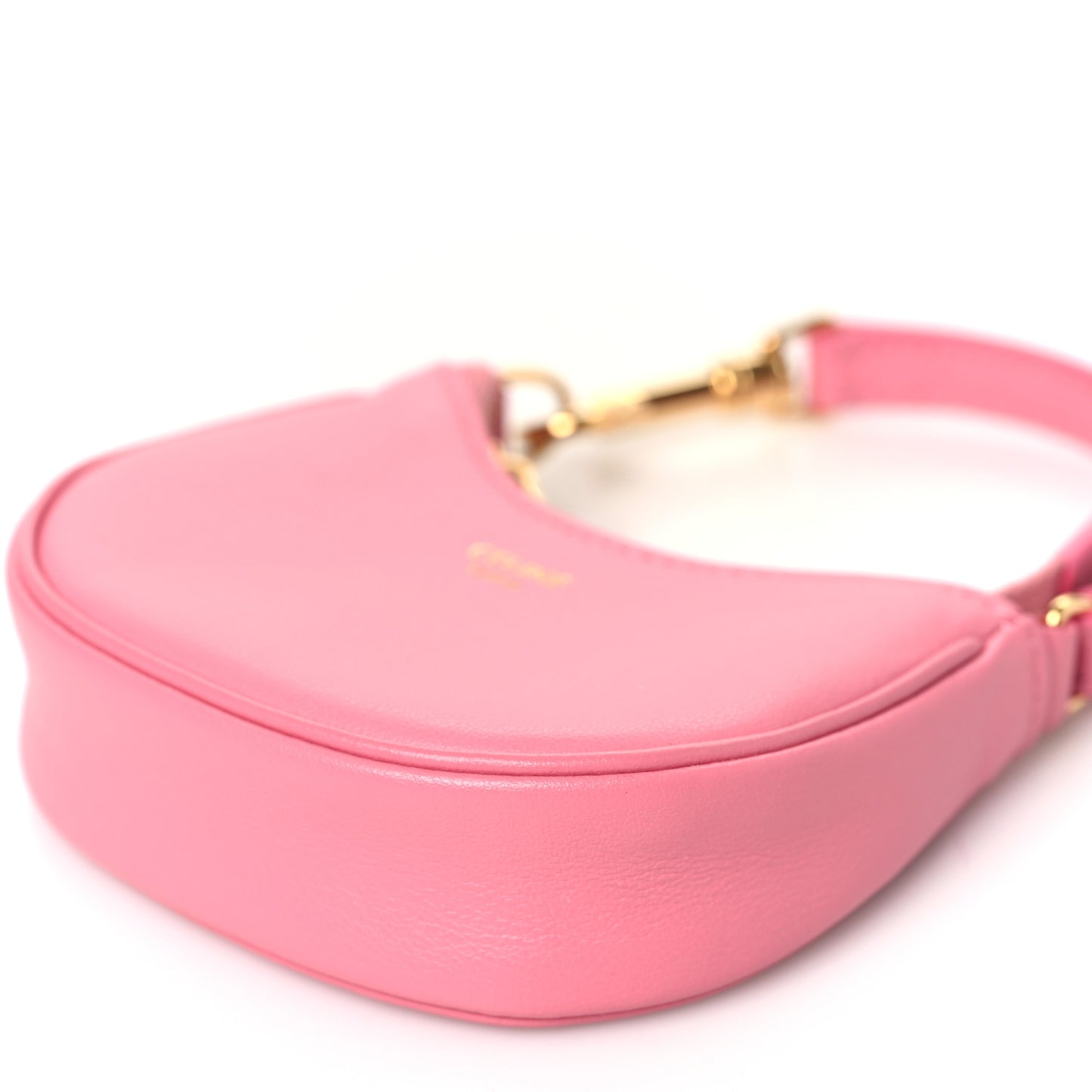 Smooth Calfskin Micro Ava Shoulder Bag Pink