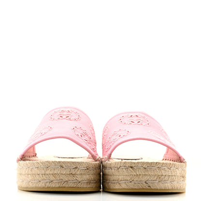 Gucci Canvas Interlocking G Damita Espadrille Sandals 39 Wild Rose 2 of 11