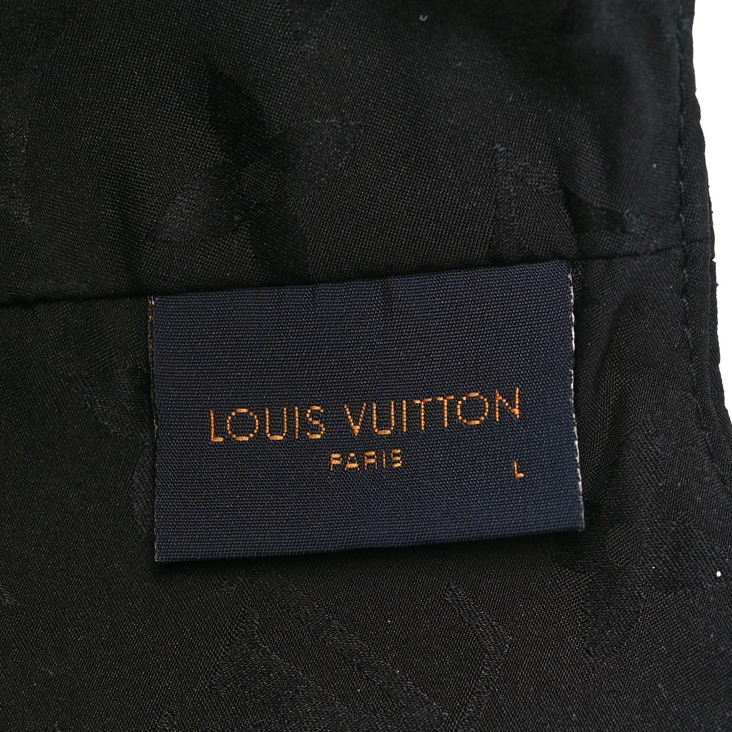 Louis Vuitton Polyester Silk Monogram LV Get Ready Cap L Black 7 of 7