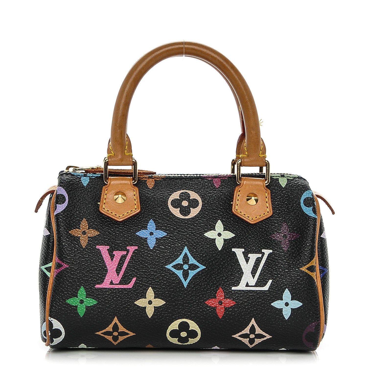 Louis Vuitton Monogram Multicolor Mini Sac HL Speedy Black 1 of 7