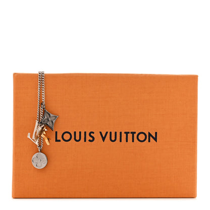 Louis Vuitton Metal LV Instinct Necklace Silver Gold 7 of 7