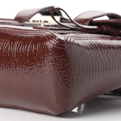3.1 Phillip Lim Textured Patent Mini Pashli Satchel Burgundy 9 of 14