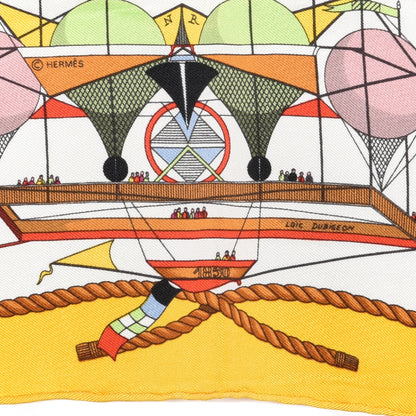 Hermes Silk Les Folies Du Ciel Scarf 3 of 4