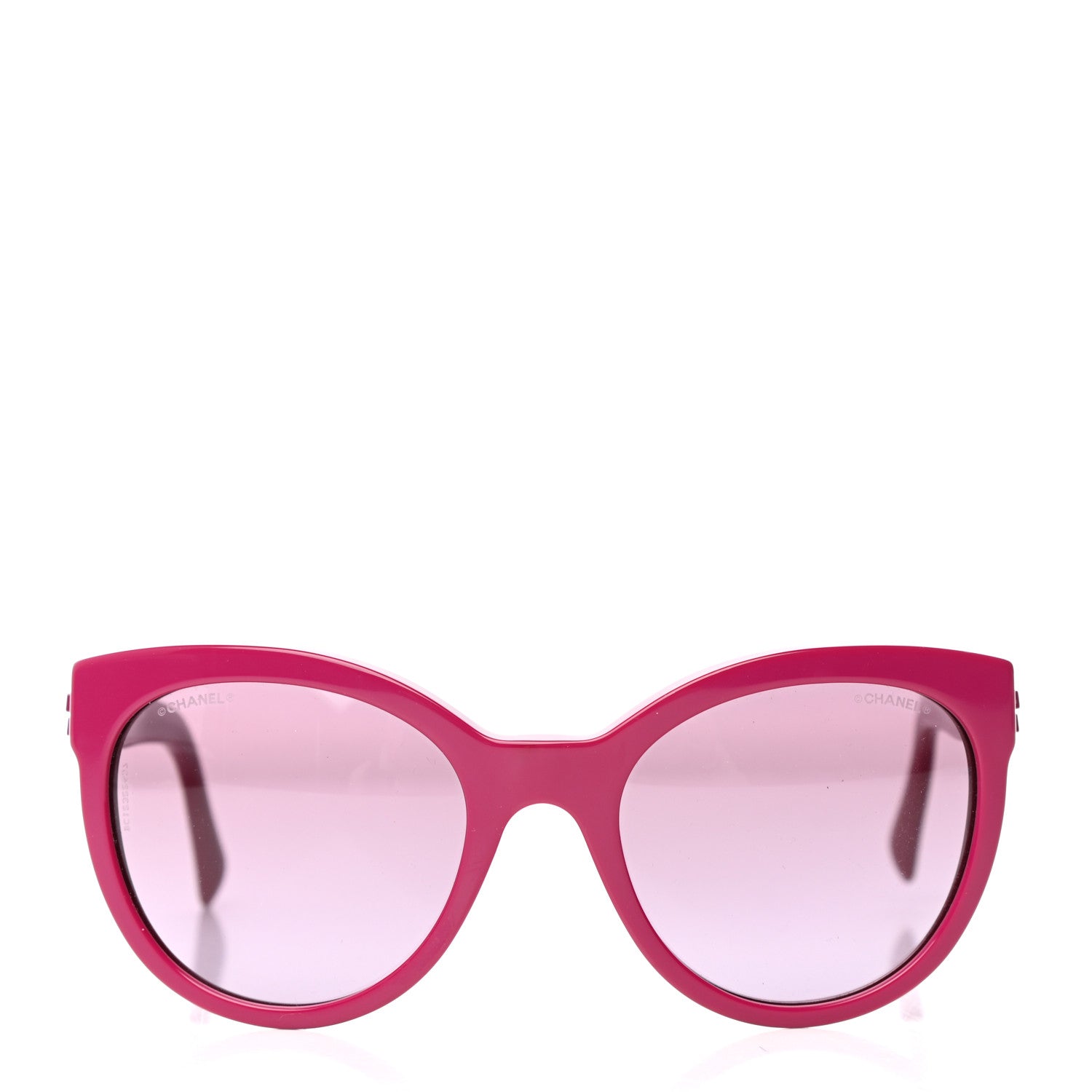 Chanel Pantos CC Signature 5315 Sunglasses Fuchsia 2 of 8